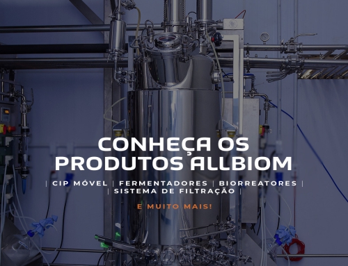 Conheça os produtos Allbiom: CIP Móvel, Fermentadores, Biorreatores, Sistema de Filtração e muito mais!